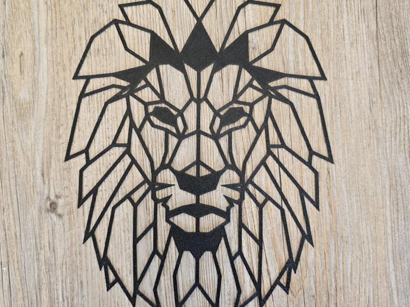 Lion Wall Decor / Window Picture