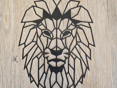 Lion Wall Decor / Window Picture
