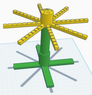 Rotating Keychain Stand – 3D Printable Organizer
