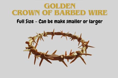 Golden Crown of Barbed Wired - Full Size