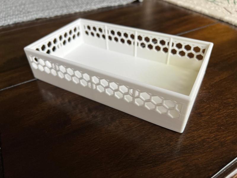 Brush and Cosmetic Organizer Tray - Solid Bottom