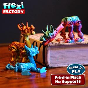 CUTE FLEXI llamacorn (llama unicorn)