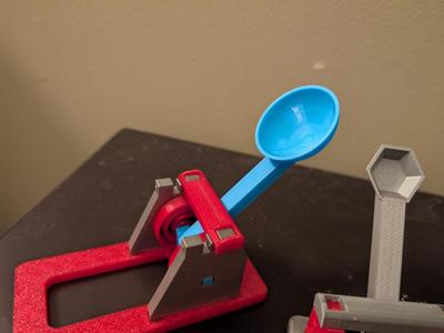 Mini catapult remix with larger launch arm head