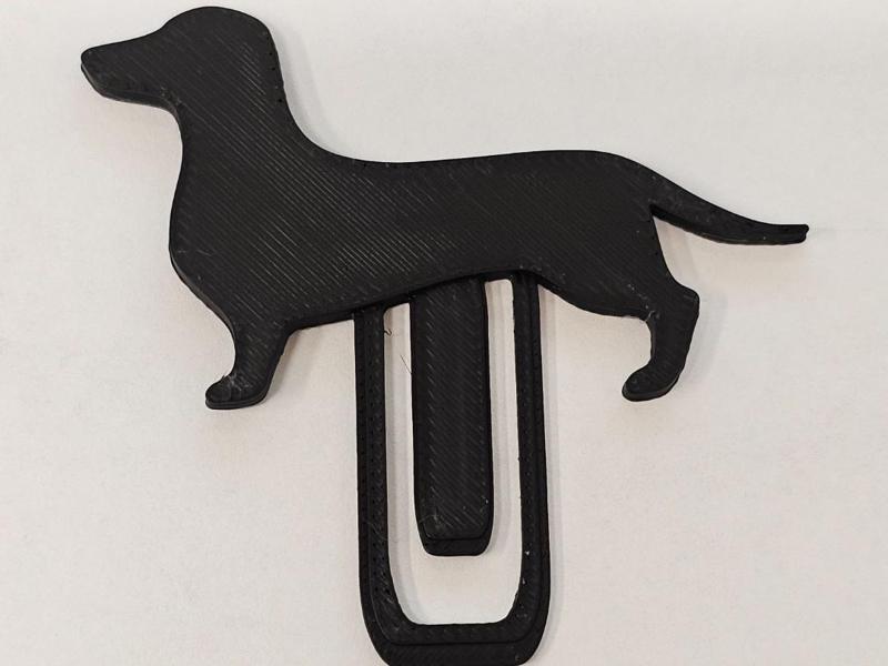 Simple Dachshund Dog Bookmark - Commercial Use