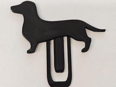 Simple Dachshund Dog Bookmark - Commercial Use