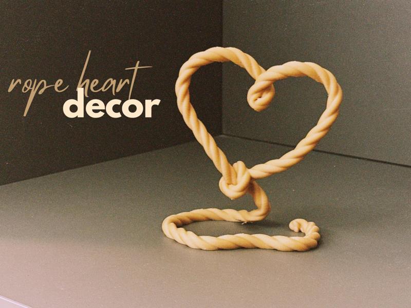 Rope Heart ⋅ Valentine's Decor