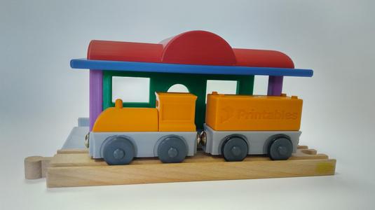 Train Station for IKEA Lillabo / Brio / Wooden Train