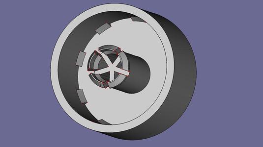 Spare wheel for mop bucket