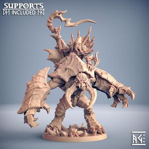 Slathos on Umbralk the Hive Colossus - Depth One Hero on Hive Colossus