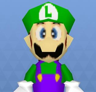 Luigi (Super Smash Bros. 64, idle pose)