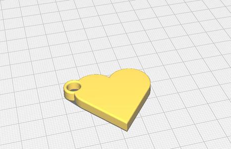 heart key ring