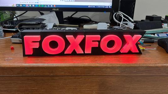 Foxfox Neon Light