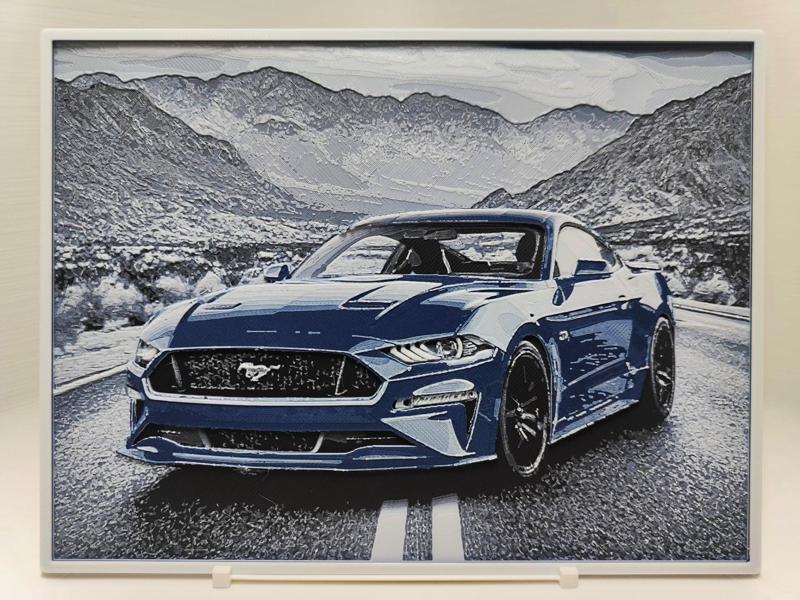 Ford Mustang - Hueforge