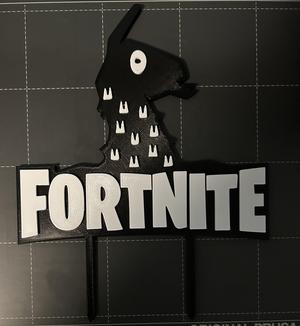 Fortnite Cake Topper Lama