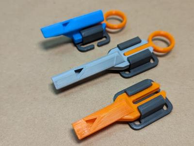 QUICK-CLIP: MOLLE Emergency Whistle