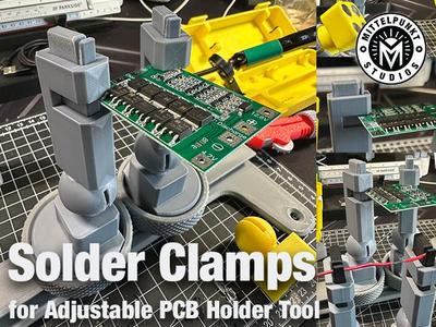 SolderClamps for Adjustable PCB Holder Tool