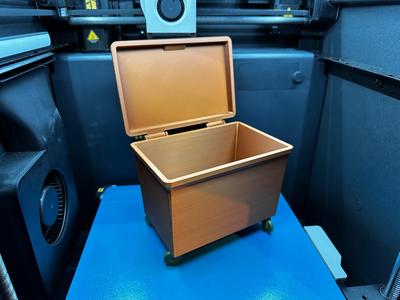 Garbage/trash can/bin/container large with wheels