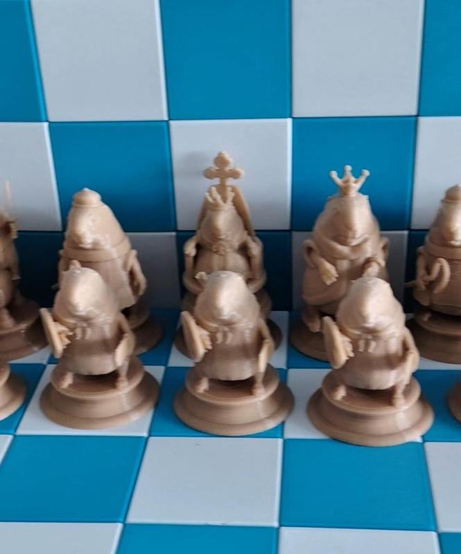 Groundhog Warrior Chess Set