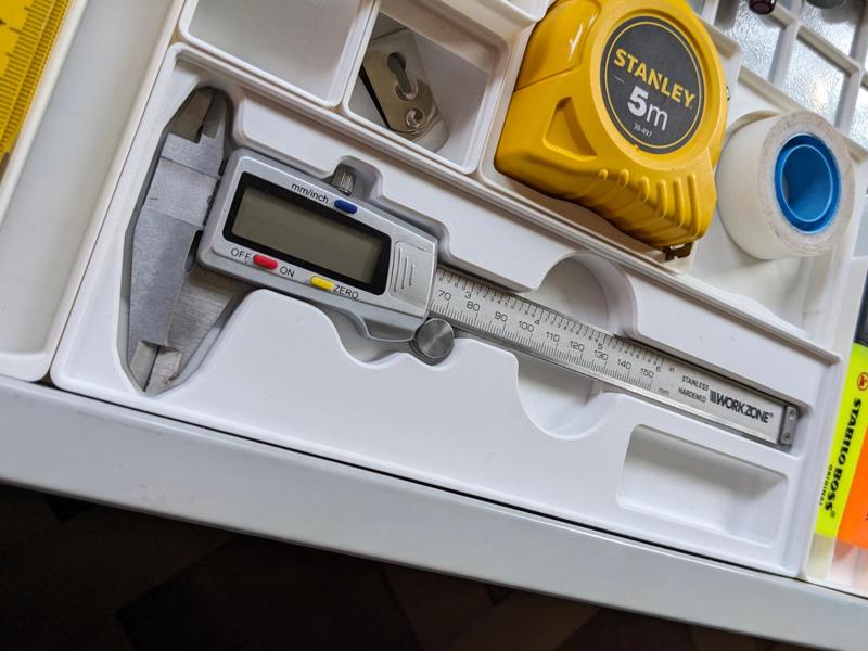 Calipers 2x6x3 Gridfinity Insert