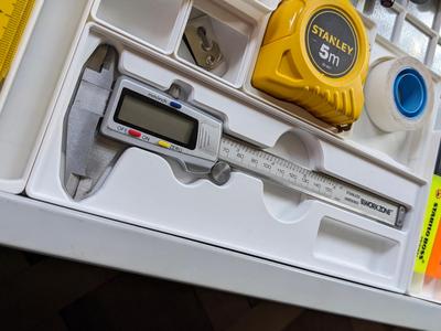Calipers 2x6x3 Gridfinity Insert