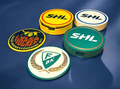SHL & HA coasters -  And storage box