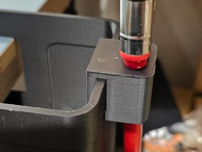 Brush Holder for Fusedthreads Clamp-On Trash Bin
