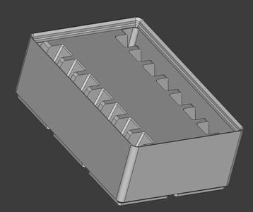 Gridfinity clamp-holder bin