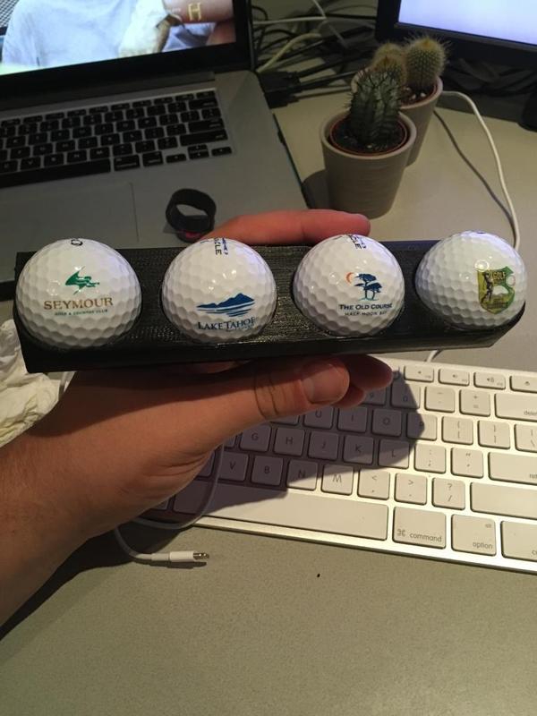 Golf Ball Wall Holder / Desk Stand
