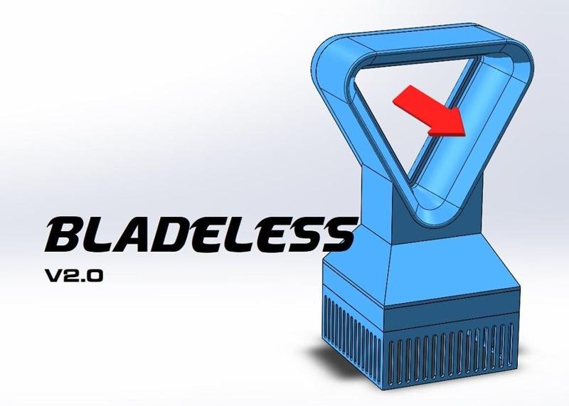 Triangular Bladeless Fan