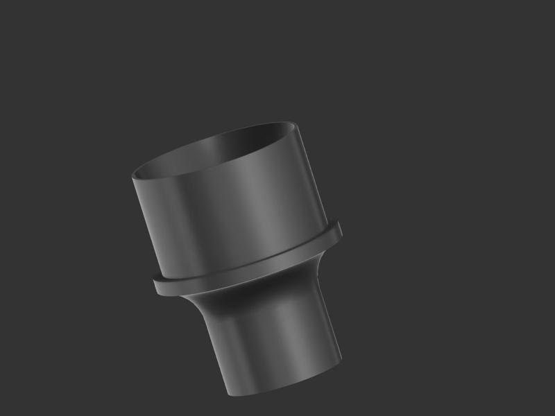 Large-scale machine vacuum cleaner adapter