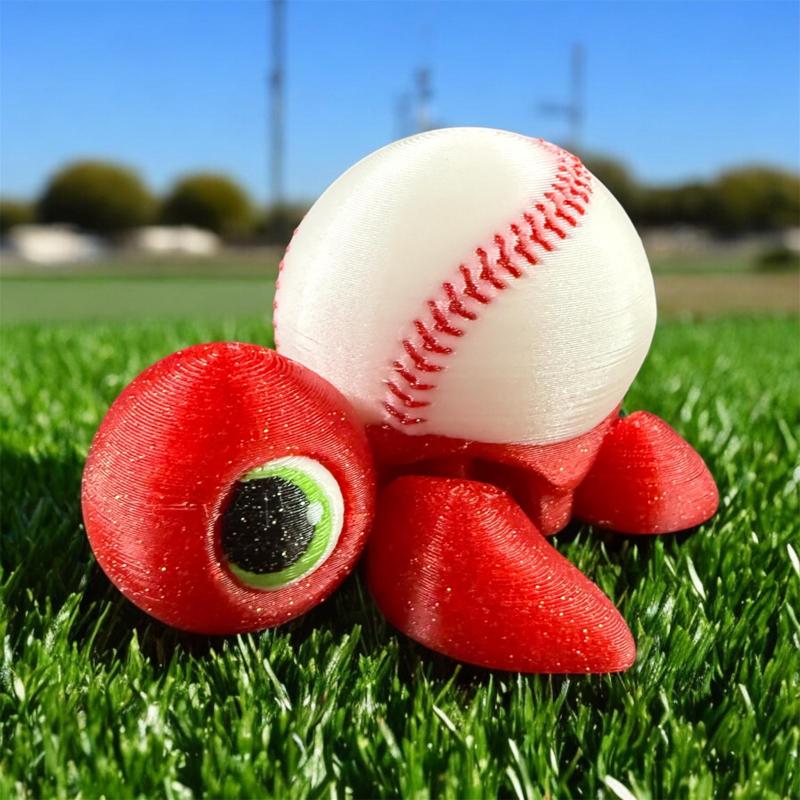 Baseball Baby Turtle Articulated Flexi