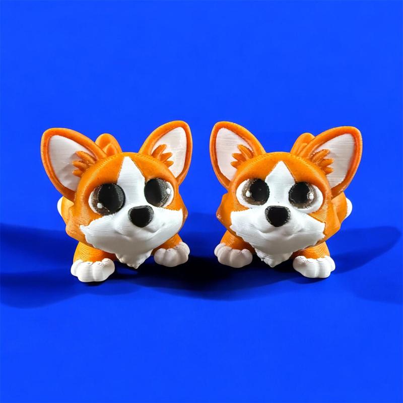 Corgi Articulated Mini and Sculpt