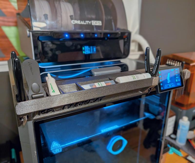Creality K2 Plus Pack Rat Mod Piggyback upgrade