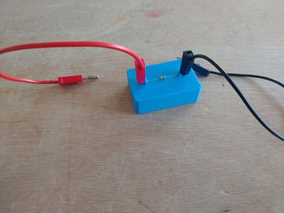 Resistor holding box