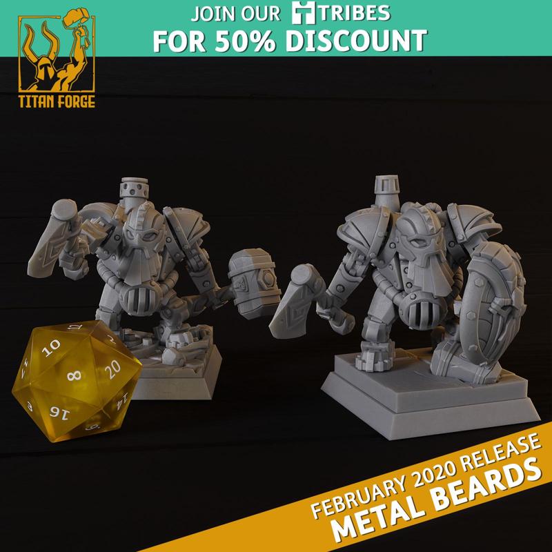 Autobots - Metal Beards - Titan Forge Miniatures February 2020
