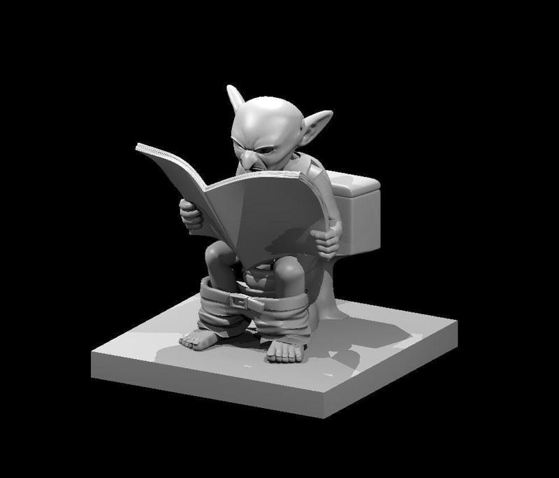Goblin on a Toilet