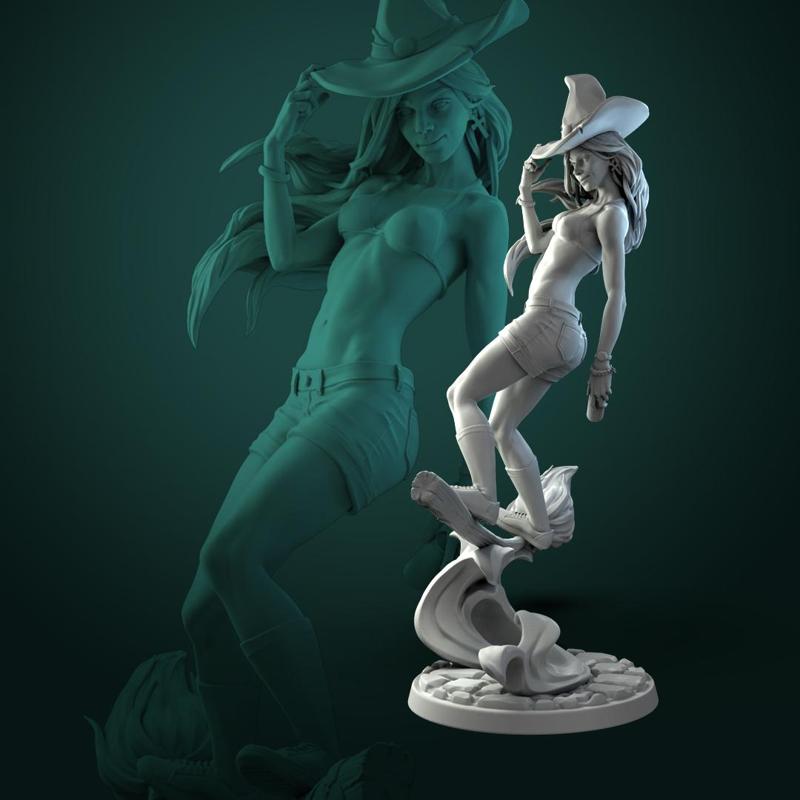 Anita the Young Witch, 32mm and 75mm scale