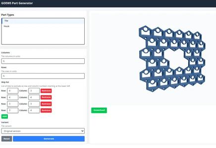 GOEWS rebuilt in OpenSCAD   