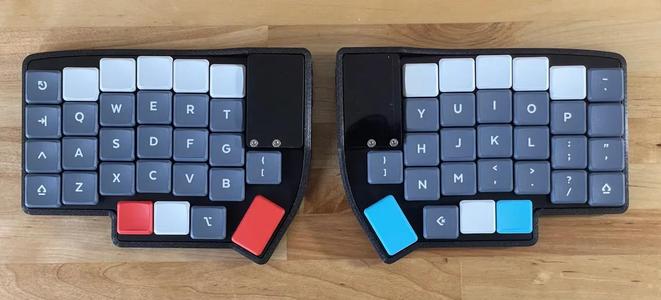Lily58 choc case   