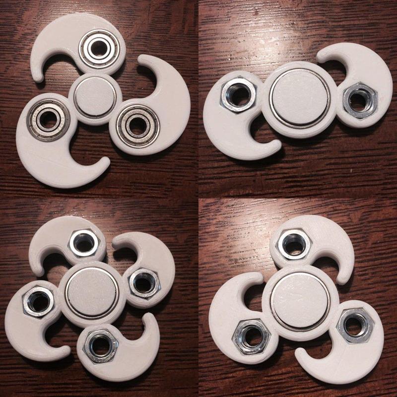 Customizable Yin-Yang Fidget Spinner
