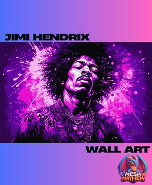 Jimi Hendrix Wall Art 250x166