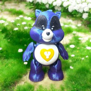Care Bear, Cousins, Raccoon, Flexi, Flexible, Articulating, Articulated, Panda, Trash