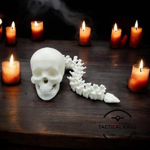 Articulating Skull and Spine Flexy Jaws moves 