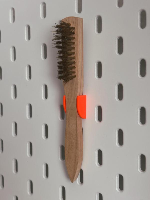 Skadis wire brush holder (simplified)