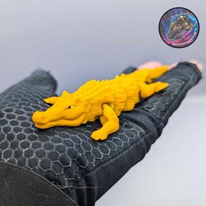 Baby Flexi Crocodile Keychain