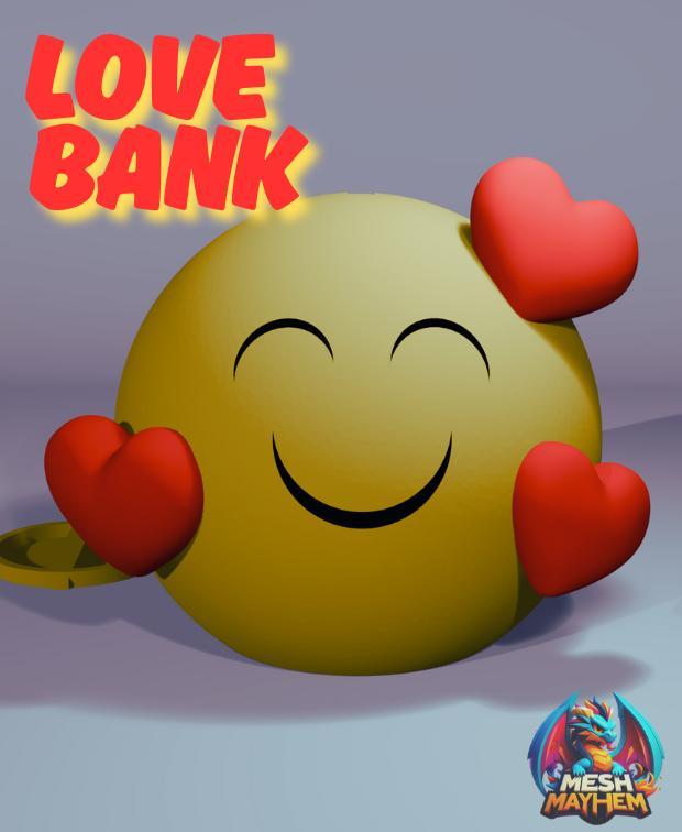 Love Emoji Piggy Bank