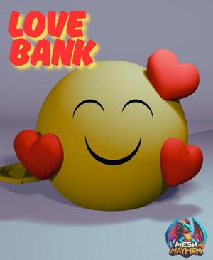 Love Emoji Piggy Bank