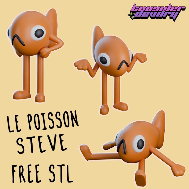 Le Poisson Steve - Free Model