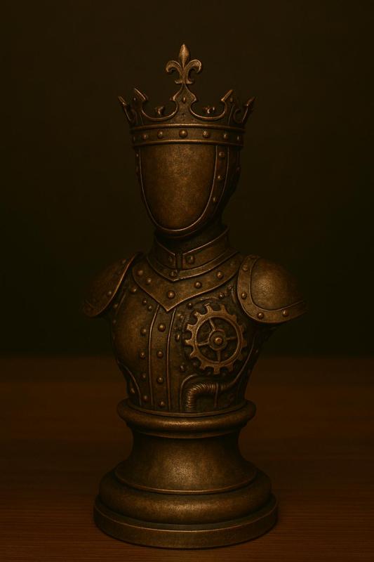 Steampunk Chess Queen