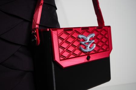3D printed handbag with LED light - completely functional (medium size)